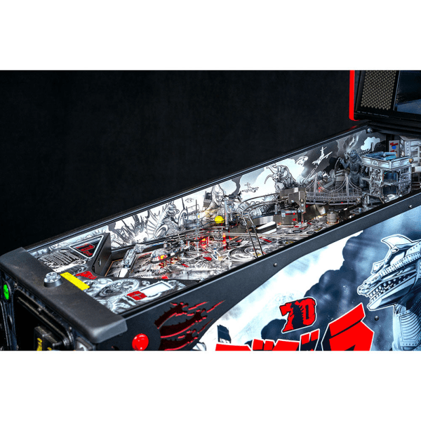 Stern Pinball Godzilla 70th Anniversary Inside Art Blades Inside Decals