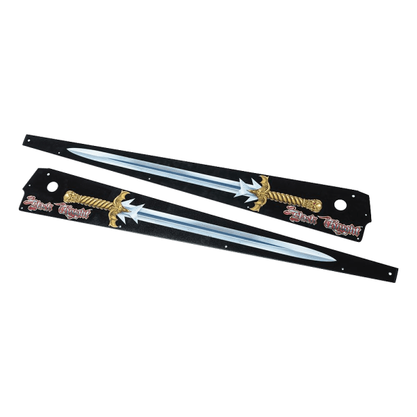 Stern Pinball Black Knight Sword of Rage Armor Side Rails