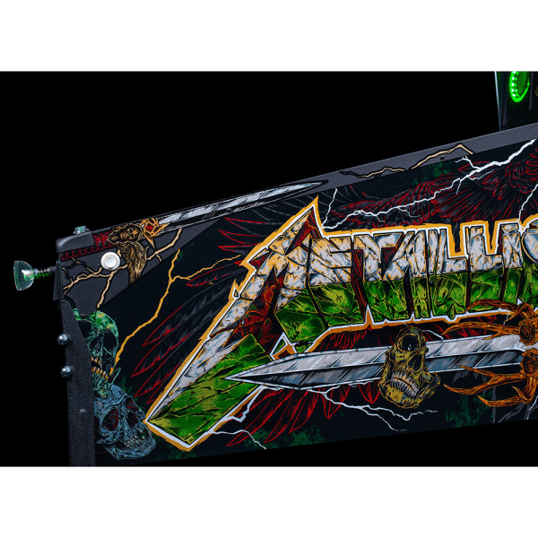 Stern Pinball Metallica Remastered Armor Side Rails