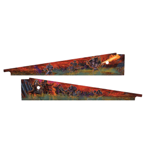 Stern Pinball Black Knight Inside Art Blades Inside Decals