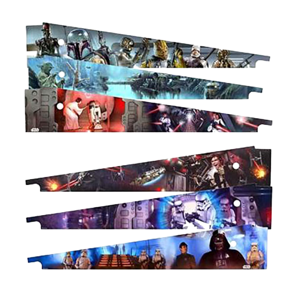 Stern Pinball Star Wars SET Inside Art Blades Inside Decals