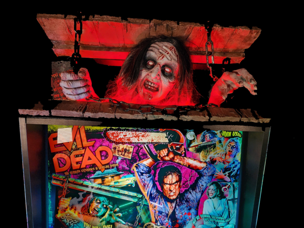 Spooky Pinball Evil Dead Interactive Topper