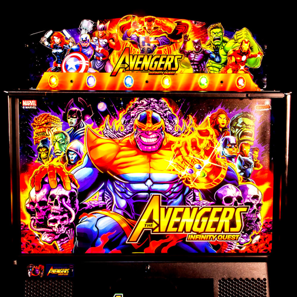 Stern Pinball Avengers Infinity Quest Pinball Topper