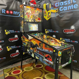 Stern Jurassic Park Premium Edition Pinball Machine With Topper
