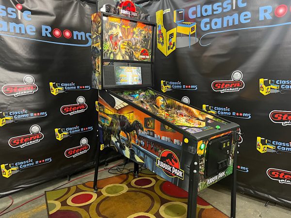 Stern Jurassic Park Premium Edition Pinball Machine With Topper