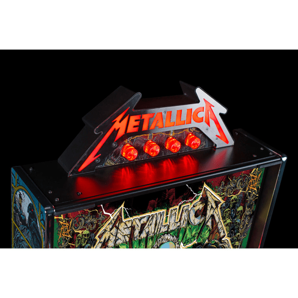 Stern Pinball Metallica Remastered Pinball Topper