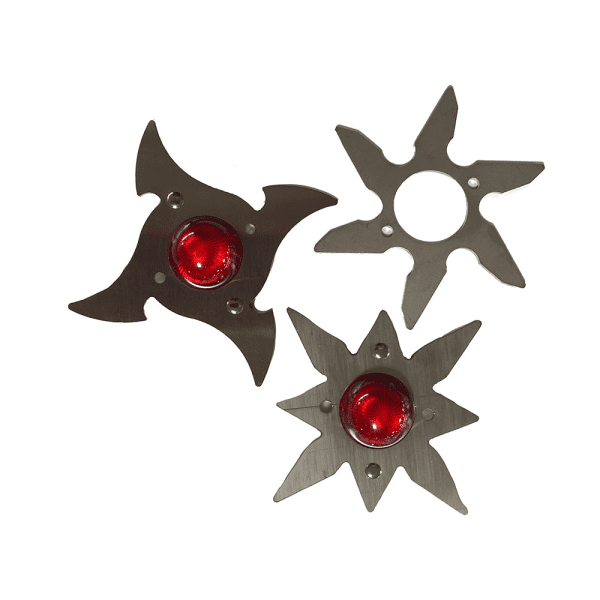 Stern Pinball DeadPool Ninja star Pop Bumper Cap Kit