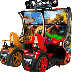 Raw Thrills Fast and Furious Arcade Standard 43" Driving Game - Image 3