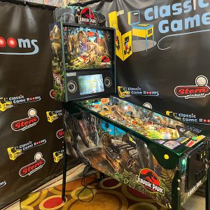 Jurassic Park Limited Edition Pinball Machine with Topper