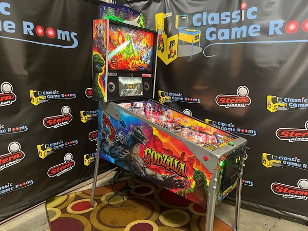 Godzilla Limited Edition Pinball Machine with Topper