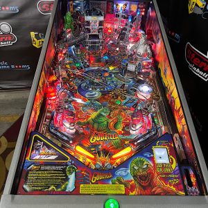 Godzilla Limited Edition Pinball Machine with Topper - Image 6