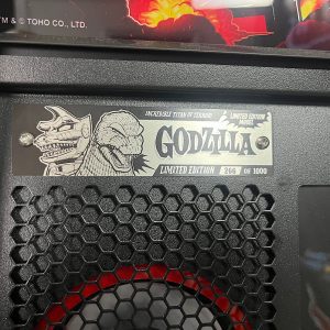 Godzilla Limited Edition Pinball Machine with Topper - Image 4