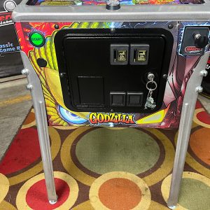 Godzilla Limited Edition Pinball Machine with Topper - Image 3