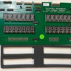 RottenDog Williams / Data East 4 Person 7 Digit AN Display (RED) DIS200-R