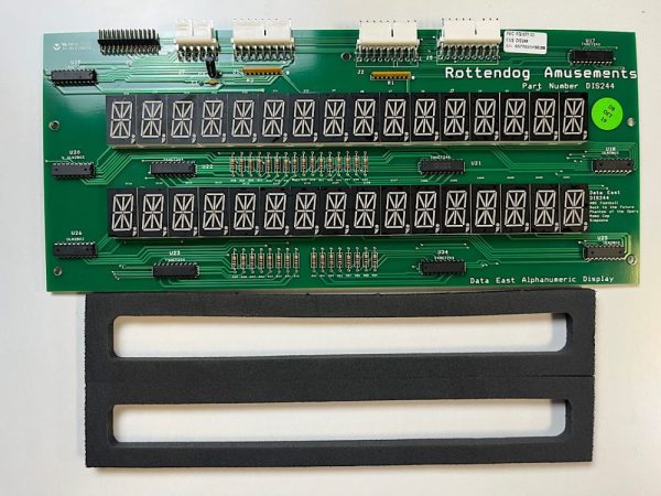 RottenDog Data East Dual 16 Digit Alphanumeric Displays, Part DIS244