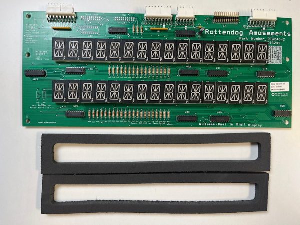RottenDog Williams Dual 16 Segment AN Display, Part DIS240 (D12232)