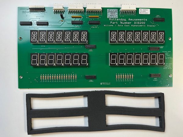 RottenDog Williams / Data East 4 Person 7 Digit AN Display DIS200