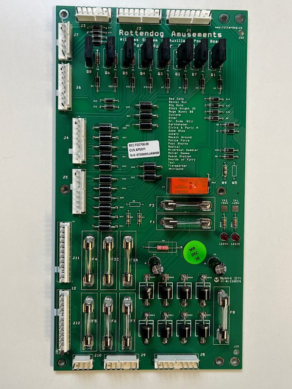 RottenDog Williams/Bally System 11B/11C (D-12247) Aux Driver Power Board, APS011
