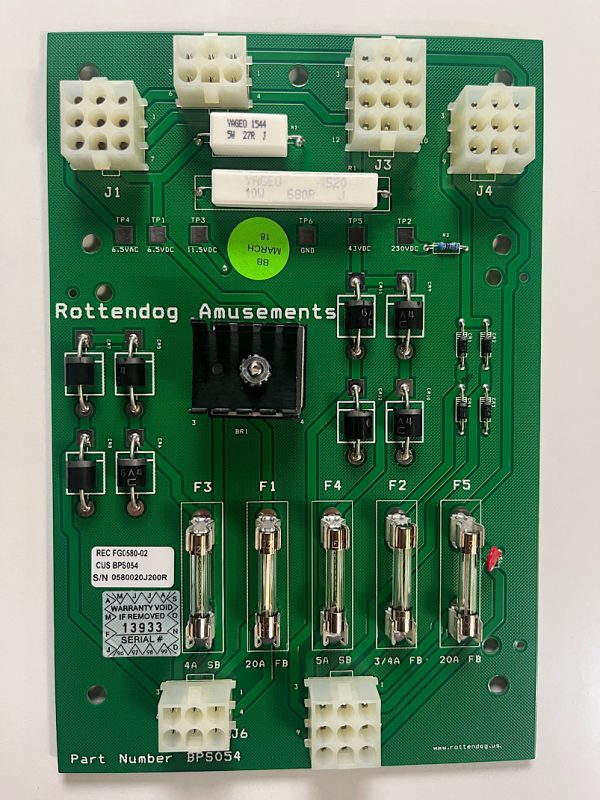 RottenDog Bally (AS-2518-54) Power / Rectifier Board, BPS054