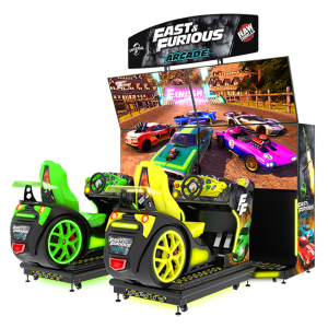 Raw Thrills Fast and Furious Arcade Motion 65" Driving Game - Image 3
