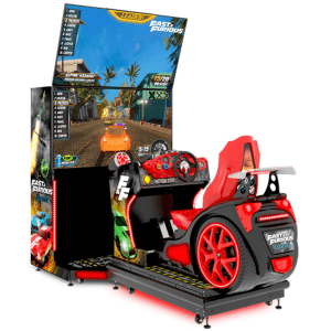Raw Thrills Fast and Furious Arcade Motion 65" Driving Game - Image 2